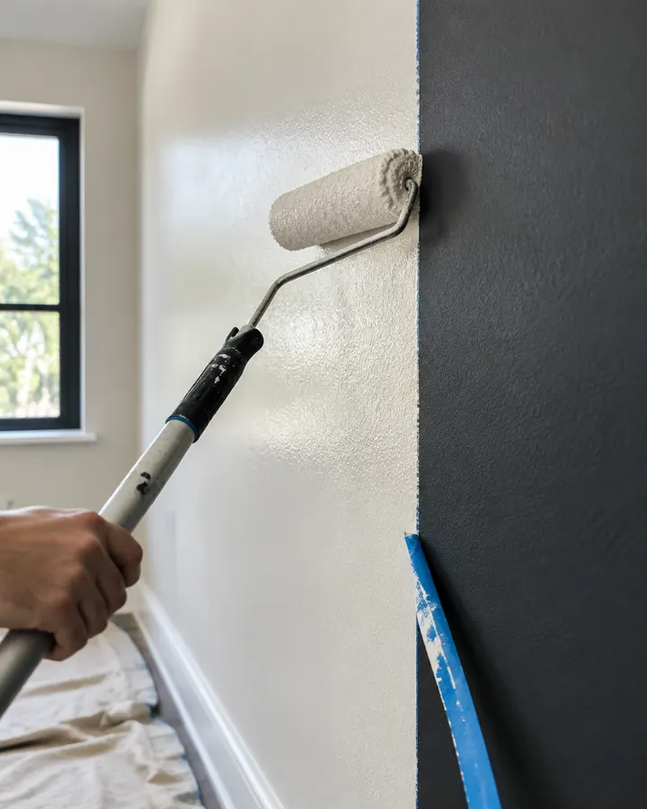 Painting work by Naranjo Construction